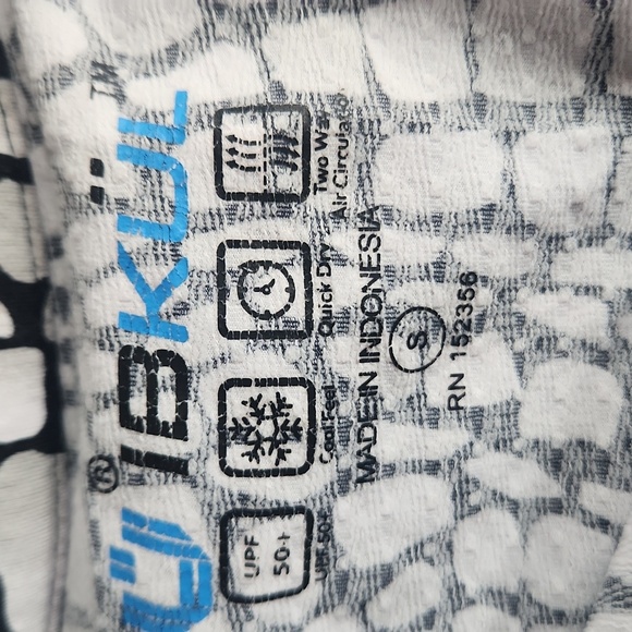 IBKUL Carie Sleeveless Zip Mock Dress Black Golf UPF 50 - Picture 6 of 6